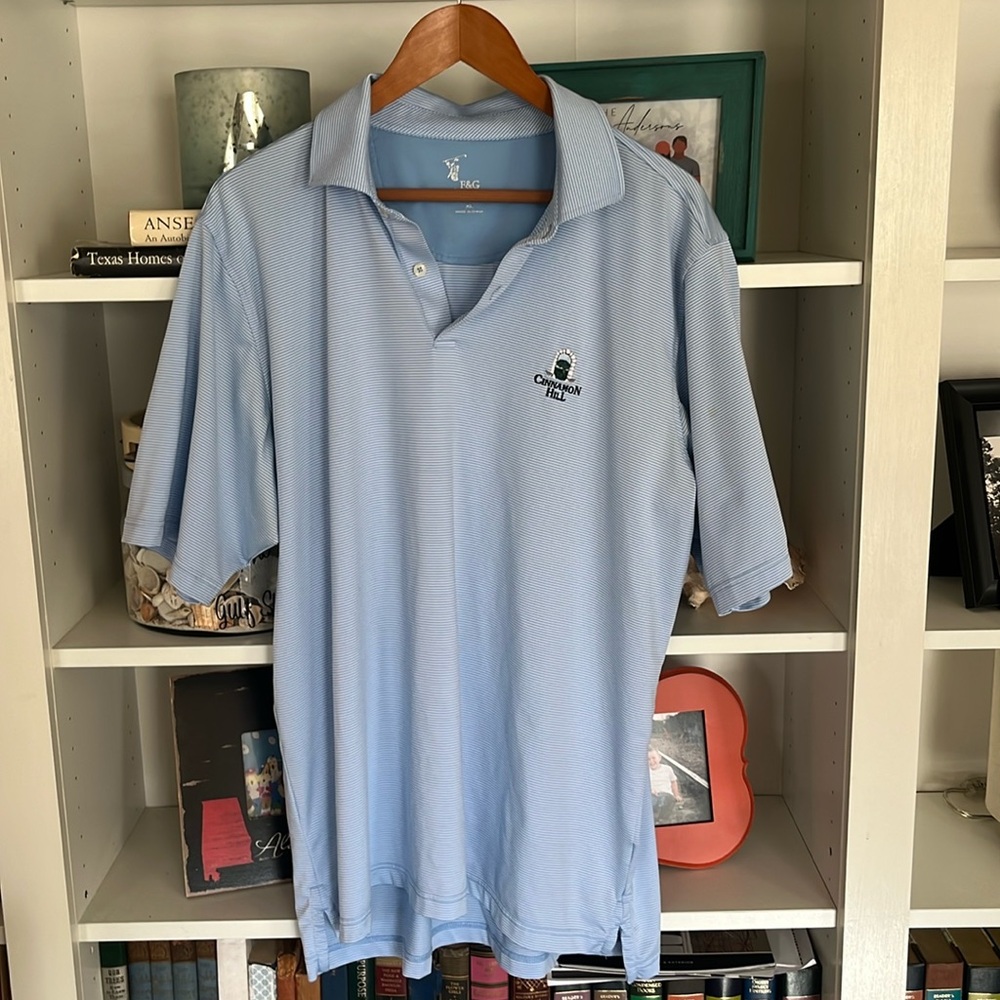 F & G Tech golf shirt